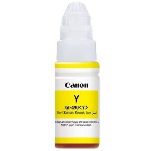 Чернила Canon GI-490Y 0666C001 желтый для Canon Pixma G1400/2400/3400 (70мл)