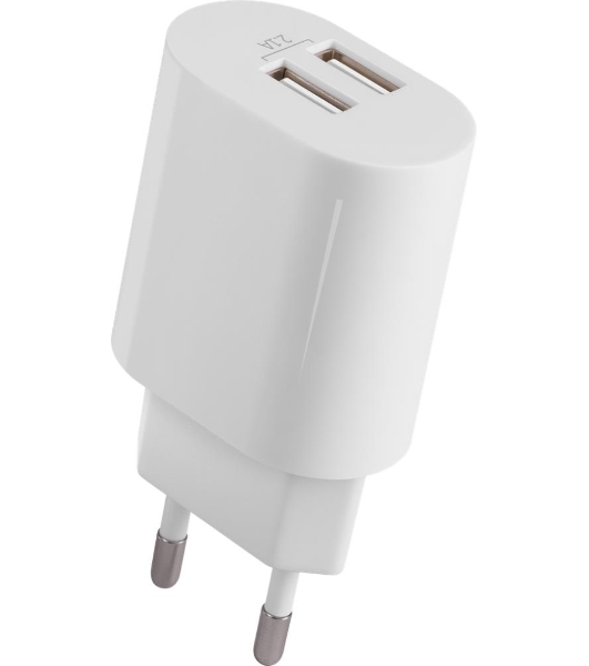 Сетевое зарядное устройство Defender UPC-24 2XUSB 5V/2.1A