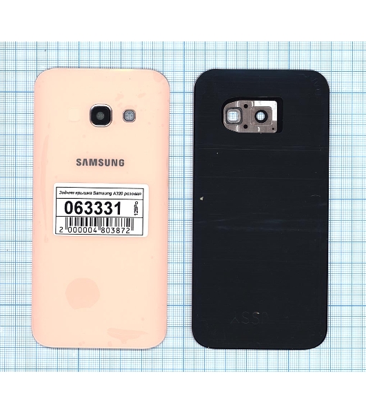 Задняя крышка для Samsung A320 Galaxy A3 (2017) розовый