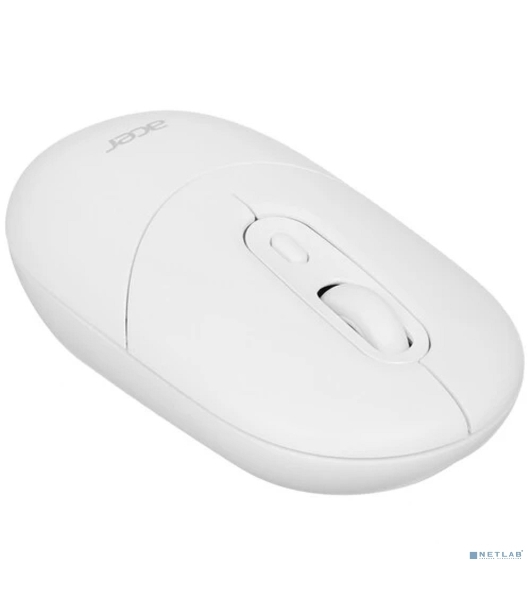 Мышь беспроводная Acer OMR301 белый, 1600 dpi, радиоканал, Bluetooth, USB, кнопки - 4