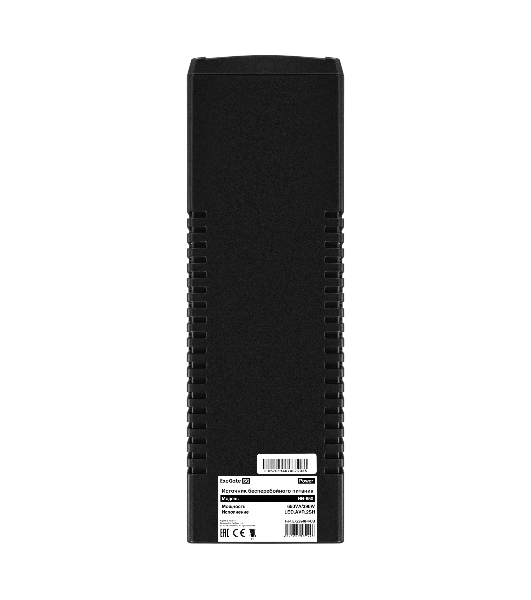 Источник бесперебойного питания ExeGate Power NB-650.LED.AVR.2SH (650VA/390W, LED, AVR, 2*Schuko, батарея 12V 7Ah, черный)