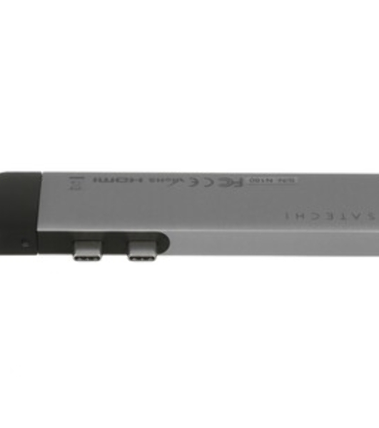 USB-концентратор Satechi ST-TCPHES, USB Type-C, USB 3.0/RJ-45/USB Type-C/HDMI/microSD, USB
