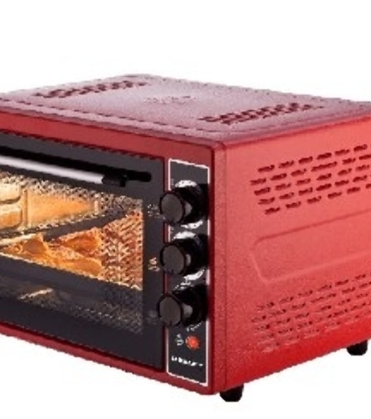 Электрическая плита Kraft КF-MO3804KR красный Мощность 1500(Вт),Объем 38(Л),Напряжение 220-240(В),Максимальная температура 320(°С),Внутренняя подсветка,Конвекция,Таймер отключения 90(Мин)