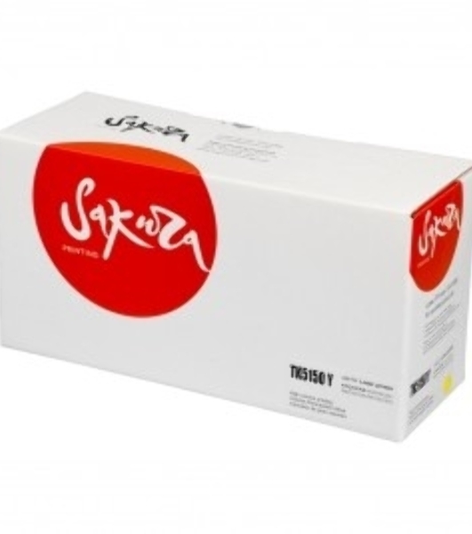 Картридж Sakura TK5150Y для Kyocera Mita ECOSYS P6035cdn/M6035cidn/M6535cidn, желтый, 10 000 к.