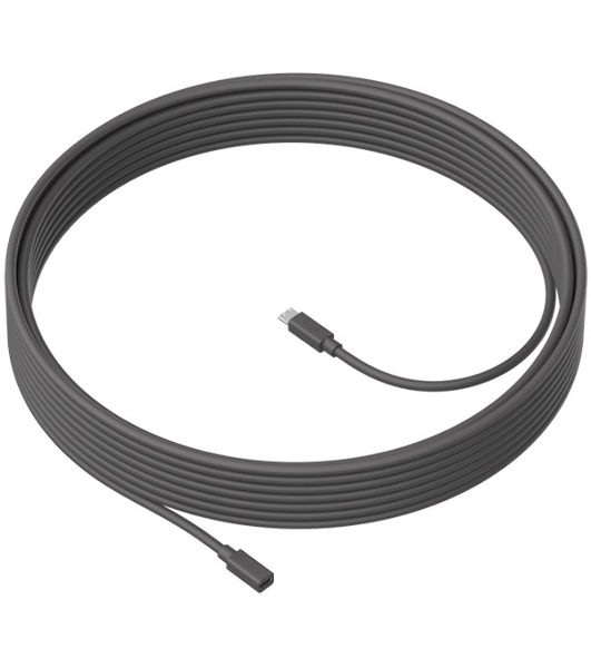 Кабель LOGITECH MeetUp 10m Mic Cable - графитовый - WW - MEETUP 10M MIC CABLE
