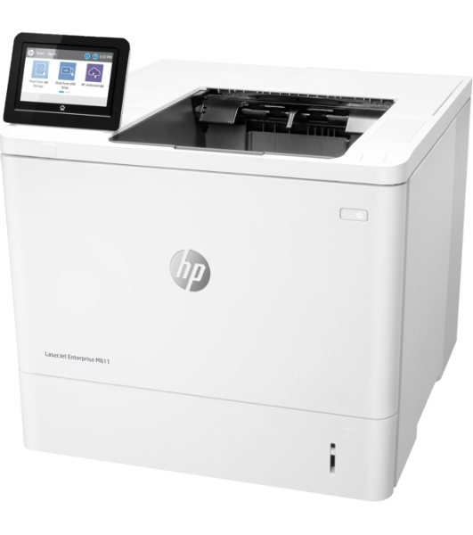 Принтер лазерный HP LaserJet Enterprise M611dn (7PS84A), A4, ч/б, печ. до 61 стр/мин., 1200 x 1200 dpi, USB, RJ-45