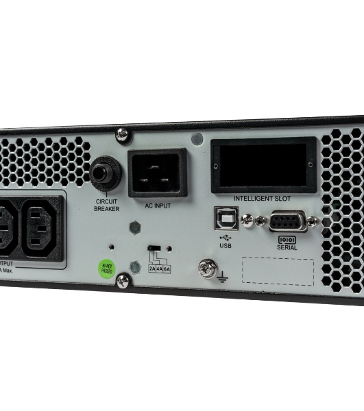 Источник бесперебойного питания Systeme Electriс Smart-Save Online SRV, 2000VA/1800W, On-Line, Extended-run, Rack 4U (Tower convertible), LCD, Out: 6xC13, SNMP Intelligent Slot, USB, RS-232