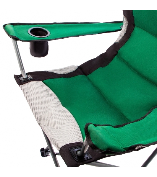 Кресло складное Palisad Camping с подлокотниками и подстаканником 60x60x110/92 см