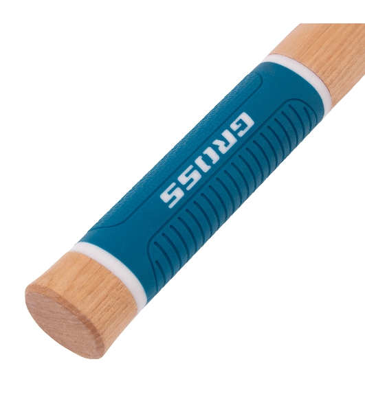 Молоток-гвоздодер Gross AMERICAN HICKORY 680 г, угол 75, магнит, обрезиненная рукоятка