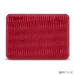Внешний HDD 2.5' Toshiba Canvio Advance, 1TB, USB 3.2 Gen 1 Type-A, 5400 rpm, красный, фото17