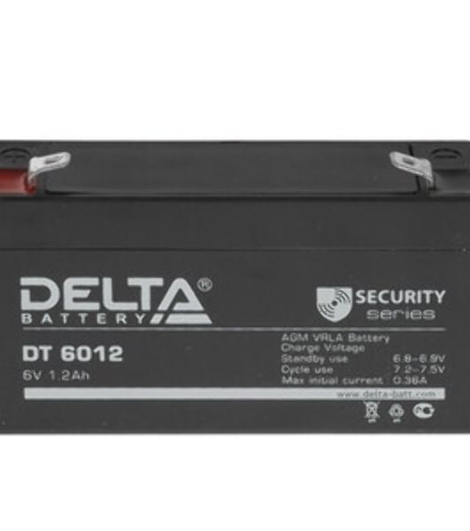 Батарея для ИБП Delta DT 6012 (6V, 1.2Ah)