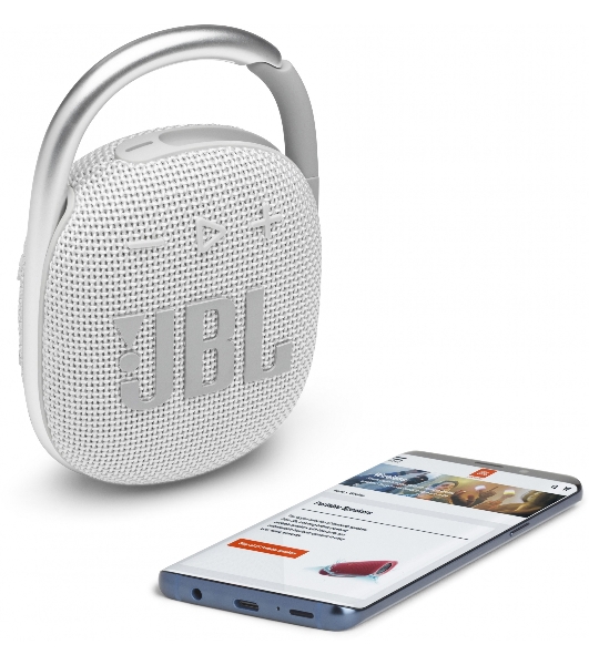 Портативная акустическая система JBL CLIP 4, белый