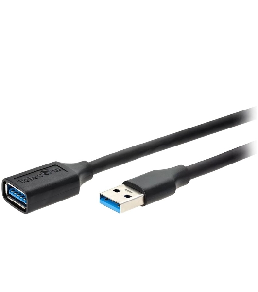Кабель удлинительный USB3.0 Am-Af 5m Telecom черный (TUS708-5M)