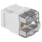 Модуль LANMASTER LAN-OK45U5E/180R-WH информ. KeystoneRJ45 cat.5e белый, фото3
