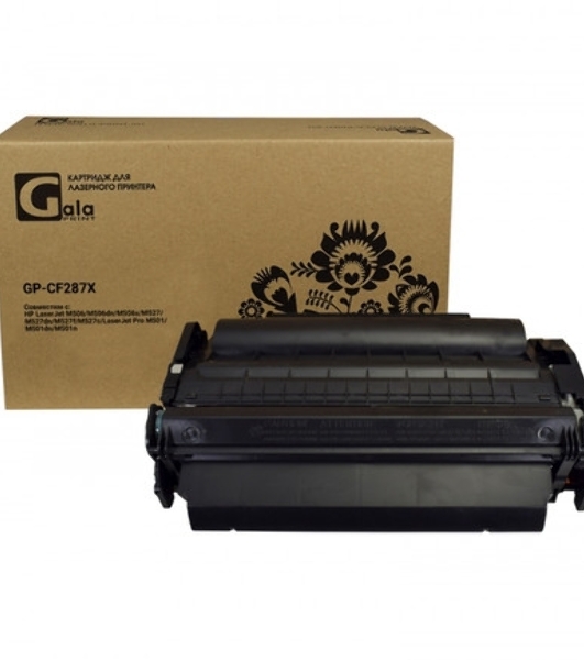 Картридж лазерный GalaPrint GP-CF287X (№87X) черный (18000 стр.) для HP LaserJet M506/M506dn/M506x/M527/M527dn/M527f/M527c/LaserJet Pro M501/M501dn/M501n
