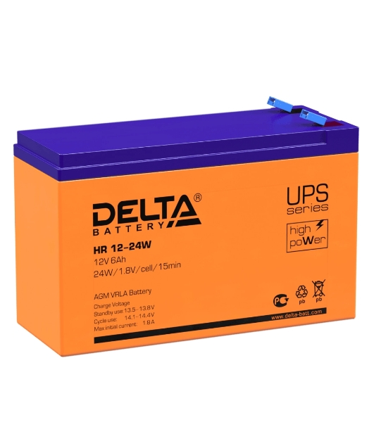 Батарея для ИБП Delta HR 12-24 W (12V, 6Ah)