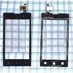 Сенсорное стекло (тачскрин) для ZTE V815W v2, черное, фото4