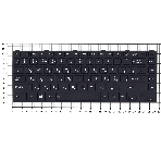 Клавиатура для ноутбука Toshiba Satellite C40-B черная с рамкой, фото2