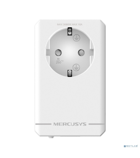Комплект гигабитных адаптеров Powerline с розеткой Mercusys MP500P KIT