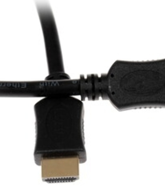 Кабель Cablexpert HDMI CC-HDMI4L-1M, 19M/19M, v2.0, серия Light, позол.разъемы, экран, 1м, черный, пакет