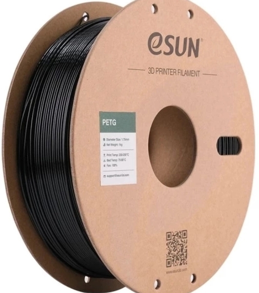 Пластик для принтера 3D Esun PETG175B1P1 PETG 1кг 1цв. черный