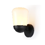 Светильник Ambrella light ST2083 BK/FR черный/белый матовый IP54 E27 max 40W 260*150*185, фото6