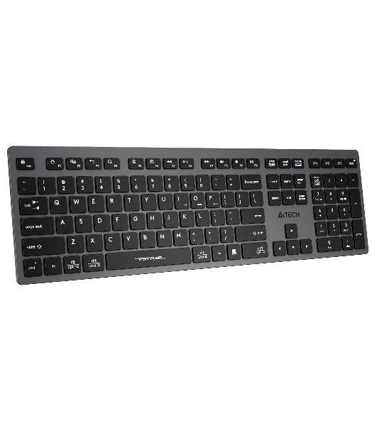 Клавиатура беспроводная A4Tech Fstyler FBX50C, USB, Bluetooth/Радиоканал, серый