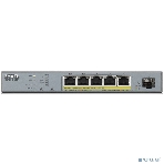 Коммутатор Zyxel GS1350-6HP, 4xGE PoE+, 1xGE PoE++ (802.3bt), 1xSFP, бюджет PoE 60 Вт, дальность передачи питания до 250 м, автоперезагрузка PoE-портов, повышенная защита от перенапряжений и электростатических р, фото9