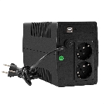 Источник бесперебойного питания ExeGate Power NB-650.LED.AVR.2SH.USB (650VA/390W, LED, AVR, 2*Schuko, USB, батарея 12V 7Ah, черный), фото6
