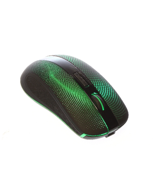 Мышь беспроводная Qumo Comfort M18 черный, 2400 dpi, радиоканал, USB, кнопки - 6