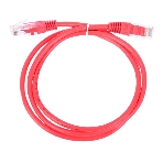 Патч-корд LANMASTER UTP TWT-45-45-0.5-RD вилка RJ-45-вилка RJ-45 cat.5е 0.5м красный ПВХ (уп.:1шт), фото2