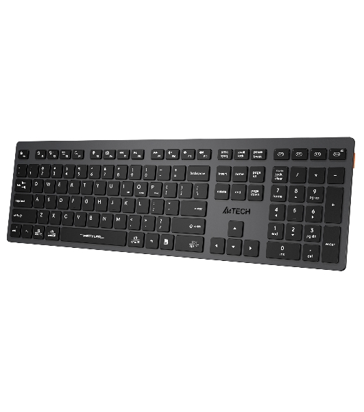 Клавиатура беспроводная A4Tech Fstyler FBX50C, USB, Bluetooth/Радиоканал, серый