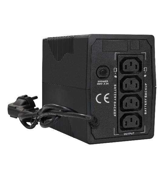 Источник бесперебойного питания ExeGate Power Smart ULB-1000.LCD.AVR.4C13 1000VA/550W, LCD, AVR, 4*C13, черный