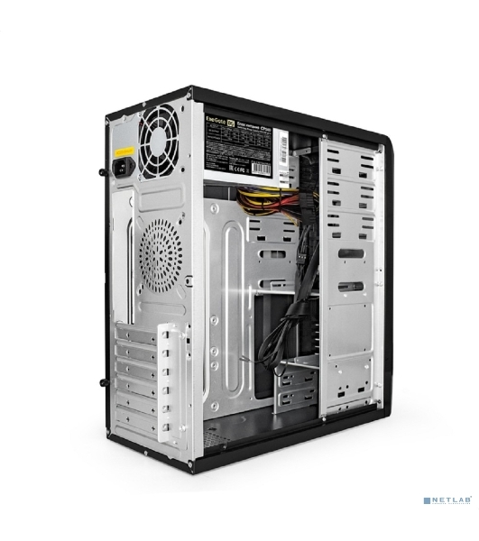 Компьютерный корпус Miditower ExeGate CP-603UB Black, ATX, (CP500W, 80мм), 2*USB+2*USB 3.0, Audio, замок блокировки кнопки питания