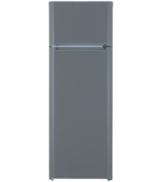 Холодильник Indesit TIA 16 G серебристый двухкамерный 245/51л морозилка сверху, ручная разморозка