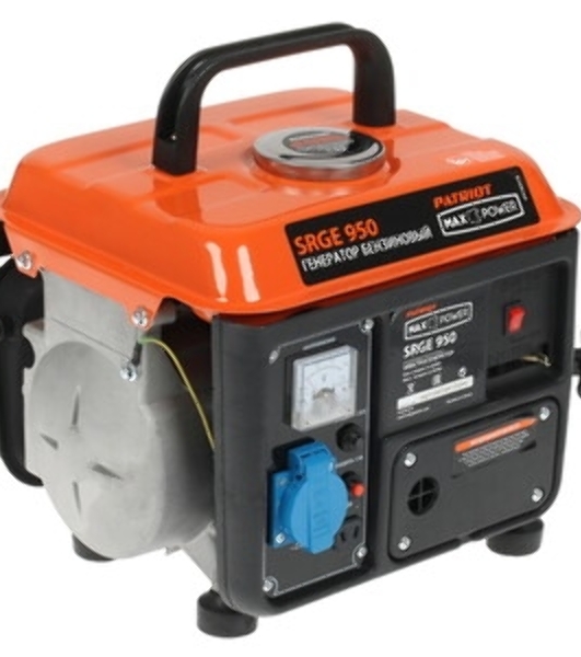 Электрогенератор бензиновый Patriot Max Power SRGE 950, 0.8 кВт, 60 дБ, 16 кг