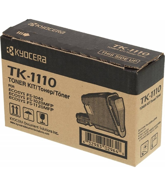 Картридж лазерный Kyocera TK-1110 (1T02M50NX0/1T02M50NX1) черный для FS-1040/FS-1060DN/FS-1020MFP/FS-1025MFP/FS-1120MFP/FS-1125MFP 2500 стр.