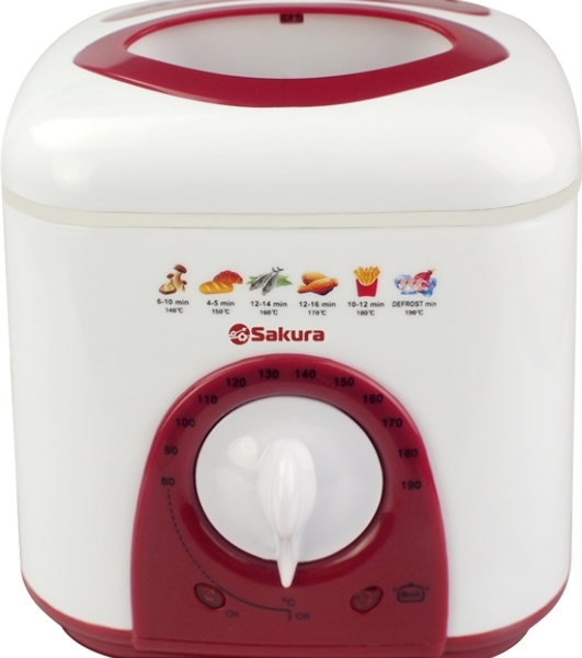Фритюрница Sakura SA-7654R 1.0л 950Вт