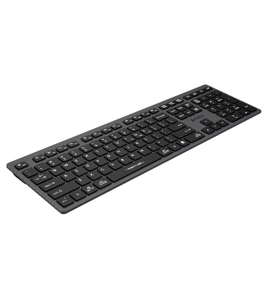 Клавиатура беспроводная A4Tech Fstyler FBX50C, USB, Bluetooth/Радиоканал, серый