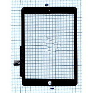Сенсорное стекло (тачскрин) для Apple iPad 9.7 2018 (A1954 A1893)черное