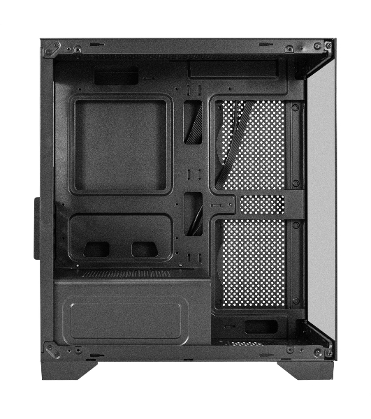 Компьютерный корпус Minitower ExeGate i3 SEA LE-NPX450 (mATX, БП 450NPX, 1хUSB+1хUSB 3.0, HD аудио, черный, передняя и боковая панели - закаленное стекло)