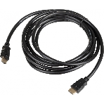 Кабель соединительный аудио-видео HDMI (m)/HDMI (m) 3м. феррит.кольца позолоченные контакты черный (NO NAME), фото2