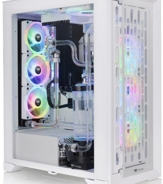 Компьютерный корпус Thermaltake CTE T500 TG ARGb белый без БП ATX 3x140мм 2xUSB 3.0 1xUSB3.1 audio bott PSU