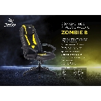 Кресло игровое Zombie 8 черный, искусственная кожа, крестовина пластик, фото21