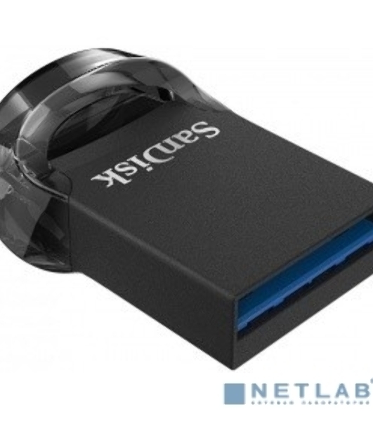 Флешка USB Sandisk CZ430 Ultra Fit (SDCZ430-032G-G46), 32Gb, USB 3.1, R/W 130/40, черный