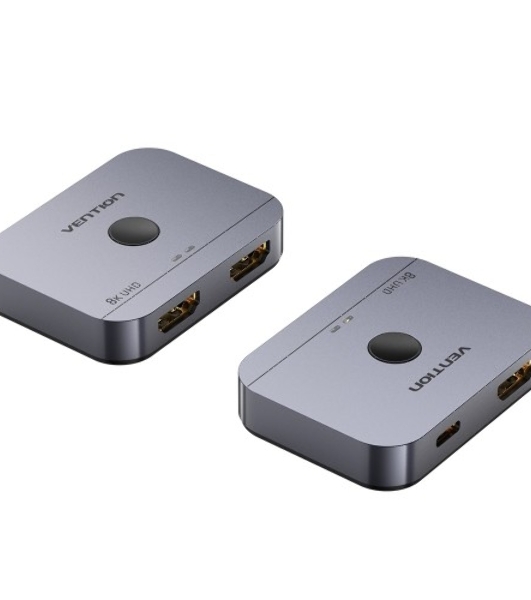 Переключатель - разветвитель Vention HDMI v2.1 двунаправленный 2x1/1x2
