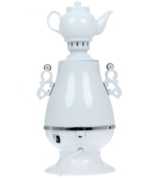 Самовар электрический CENTEK СТ-0091A Самовар Centek СТ-0091 A (белый+рисунок), 4.0л, 2300Вт, поддерж.t + LED индикатор, керам заварник