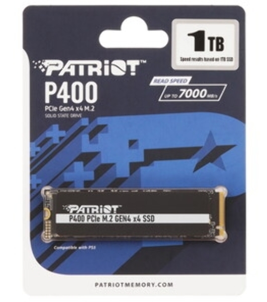 Накопитель SSD Patriot M.2 2280 1Tb P400VP1TbM28H
