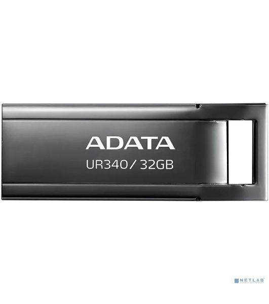 Флешка USB ADATA UR340 (AROY-UR340-32GbK), 32Gb, USB 3.2, R/W 100/30, черный