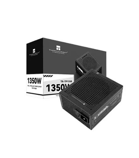Блок питания Thermalright, 1350W 80+ Platinum (ATX, 3.0, PCIe 5.0, Full modular, 1x24(20+4)pin 600мм, 2xCPU 8(4+4)pin, 2xPCIe*2 8(6+2)pin, 2x12VHPWR PCIe 5.0 12+4pin 600мм, 6xSATA, 5xMOLEX4pin, Active, 120x120мм, 170x150x86мм, OPP, OVP, OTP, OCP, SCP, черный)